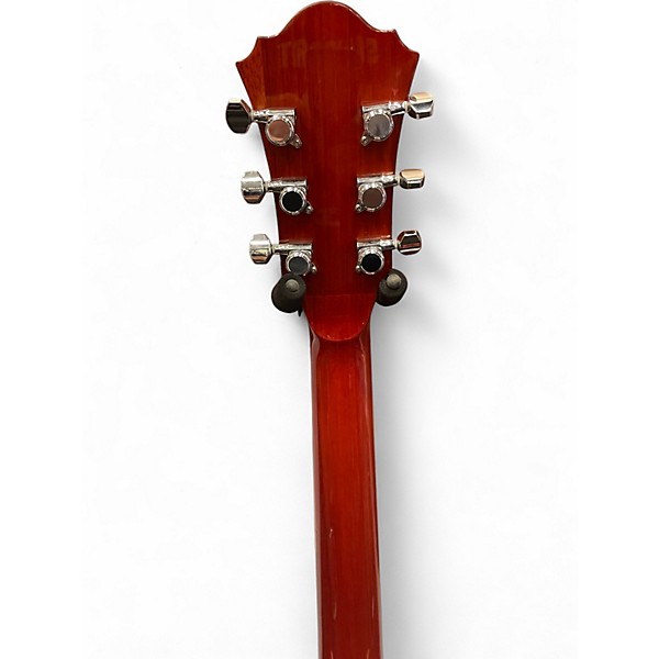 Used Ibanez AF75 Orange Hollow Body Electric Guitar