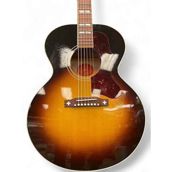 Used Gibson J185 Tobacco Burst Acoustic Guitar