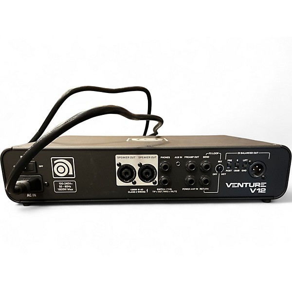 Used Ampeg Venture V12 Bass Amp Head