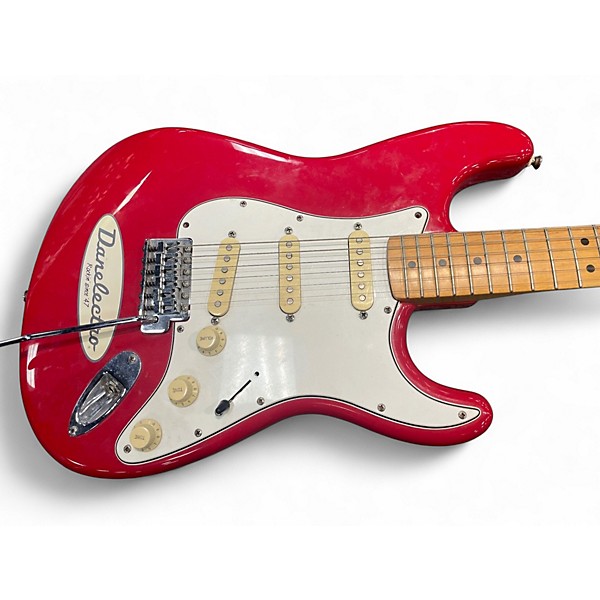 Used 1994 Fender Squier series Stratocaster Red Solid Body Electric Guitar