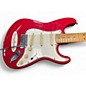 Used 1994 Fender Squier series Stratocaster Red Solid Body Electric Guitar