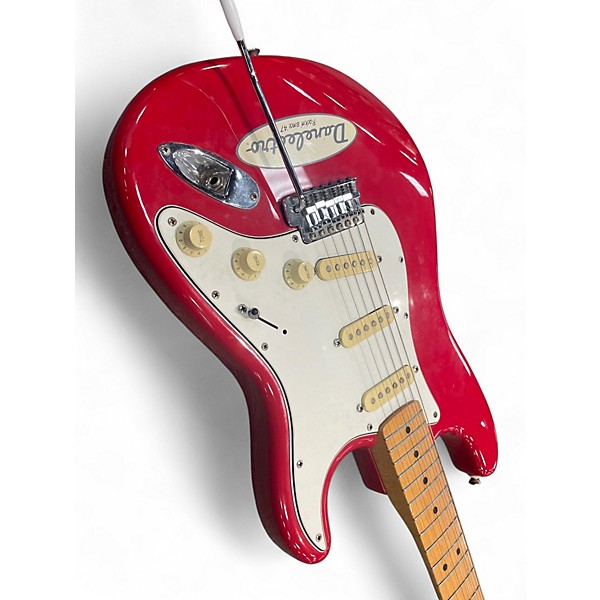 Used 1994 Fender Squier series Stratocaster Red Solid Body Electric Guitar
