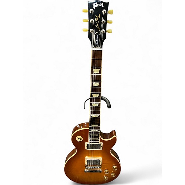 Used 2013 Gibson Les Paul Traditional 1950S Neck Amber Solid Body Electric Guitar