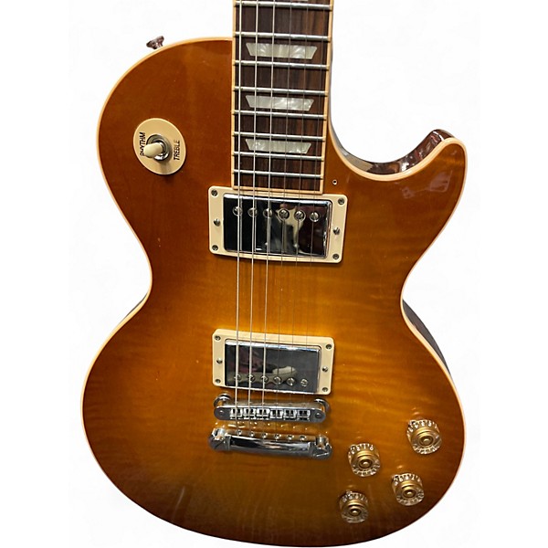 Used 2013 Gibson Les Paul Traditional 1950S Neck Amber Solid Body Electric Guitar