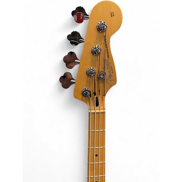 Used Fender DELUXE PERCISION BASS SPECIAL BLACK SPARKLE Electric Bass Guitar