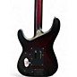 Used Schecter Guitar Research C1 Floyd Rose Platinum Crimson Red Trans Solid Body Electric Guitar