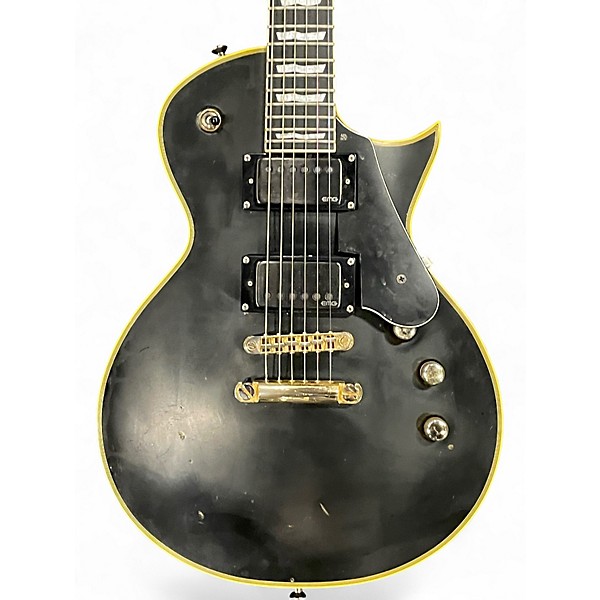 Used ESP LTD EC1000 Deluxe Satin Black Solid Body Electric Guitar