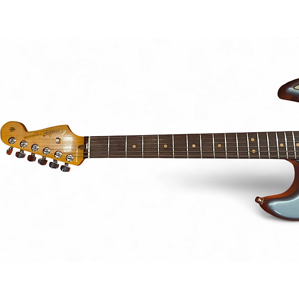 Used Fender American Ultra Luxe Vintage Stratocaster Ice Blue Metallic Solid Body Electric Guitar
