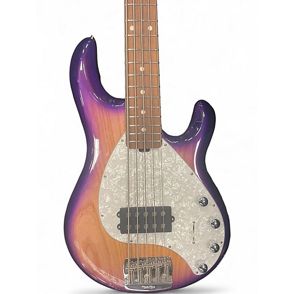 Used Ernie Ball Music Man StingRay 5 Special H Purple Burst Electric Bass Guitar