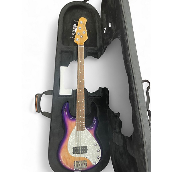 Used Ernie Ball Music Man StingRay 5 Special H Purple Burst Electric Bass Guitar