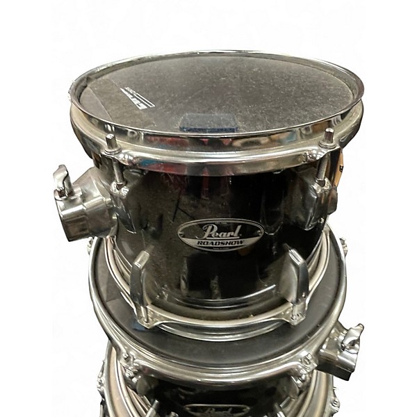 Used Pearl 5 Piece Roadshow Black Drum Kit