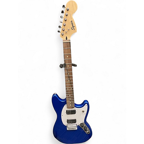 Used Squier Bullet Mustang HH Blue Solid Body Electric Guitar