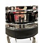 Used Pearl 13.25in WOOD SHELL Black Drum
