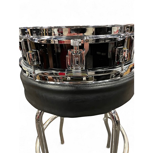 Used Pearl 13.25in WOOD SHELL Black Drum