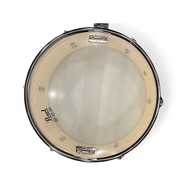 Used Pearl 13.25in WOOD SHELL Black Drum