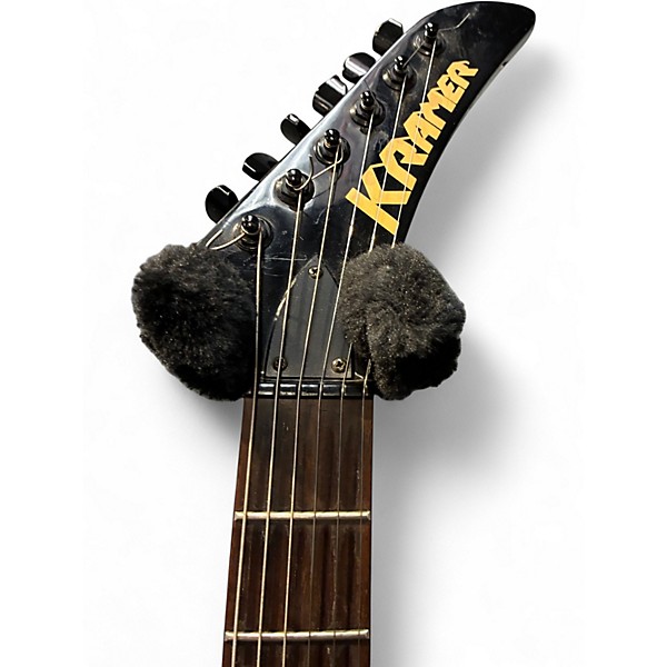 Used Kramer Pacer Black Solid Body Electric Guitar