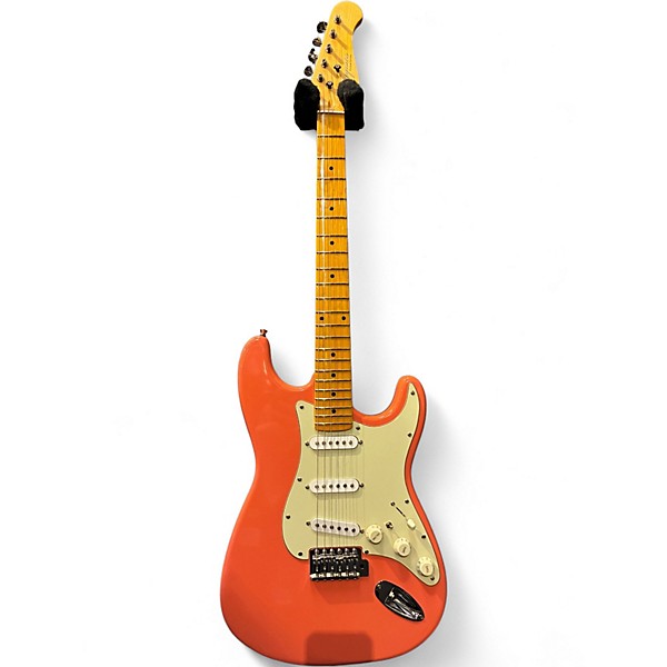 Used Haywire Strat-Style Custom Maple Coral Solid Body Electric Guitar