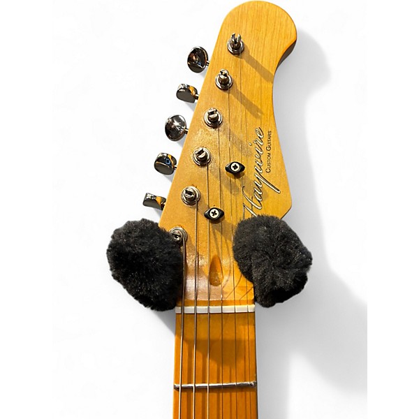 Used Haywire Strat-Style Custom Maple Coral Solid Body Electric Guitar