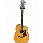 Used Taylor 210CE Natural Acoustic Electric Guitar thumbnail