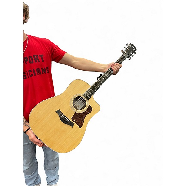 Used Taylor 210CE Natural Acoustic Electric Guitar