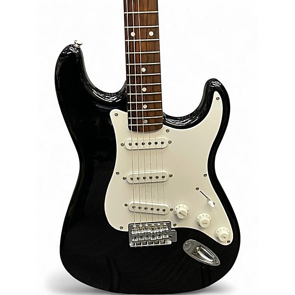 Used Squier Affinity Stratocaster Black Solid Body Electric Guitar