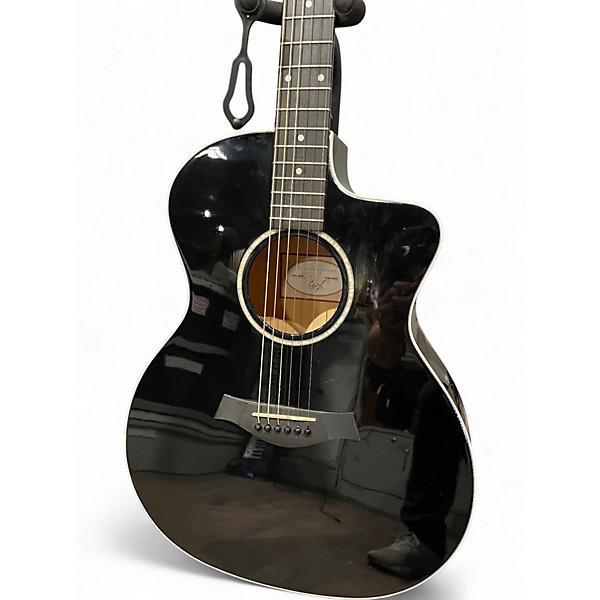 Used Taylor 214CE Black Acoustic Electric Guitar