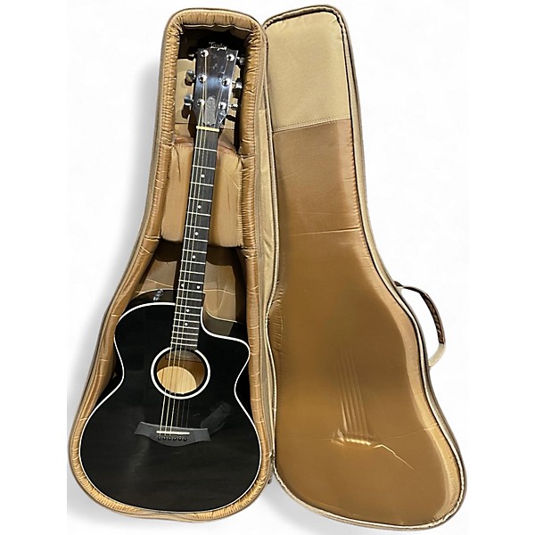 Used Taylor 214CE Black Acoustic Electric Guitar