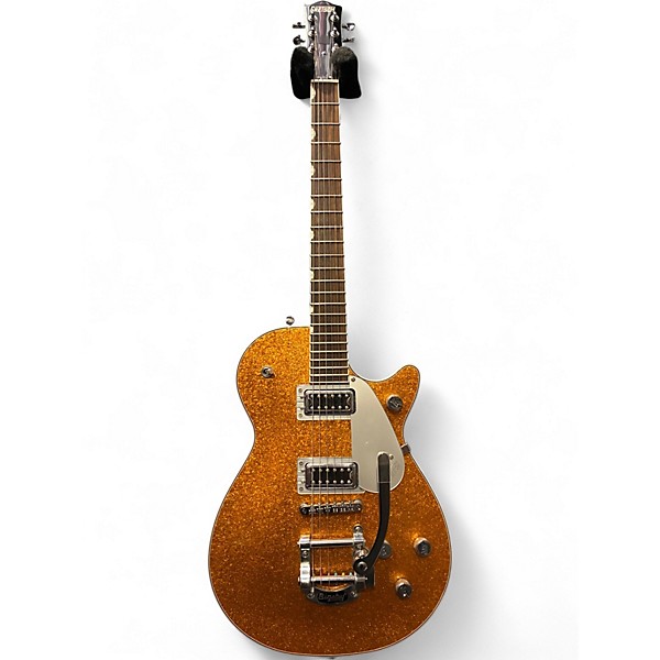 Used Gretsch Guitars G5230T Gold Sparkle Solid Body Electric Guitar