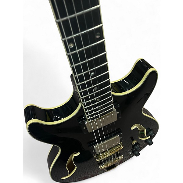 Used Ibanez AMH90-BK 5B-02 Black Hollow Body Electric Guitar