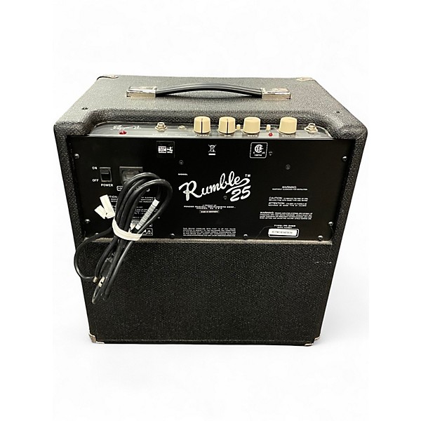 Used Fender Rumble 25 25W 1x8 Bass Combo Amp