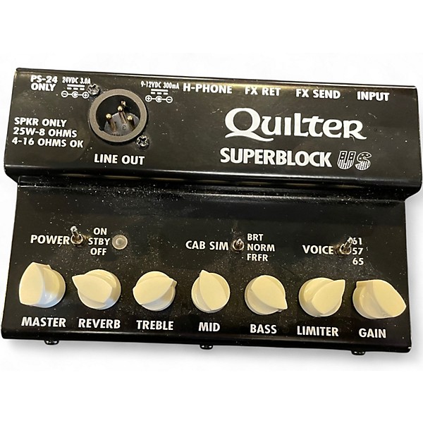 Used Quilter Labs Superblock US Solid State Guitar Amp Head
