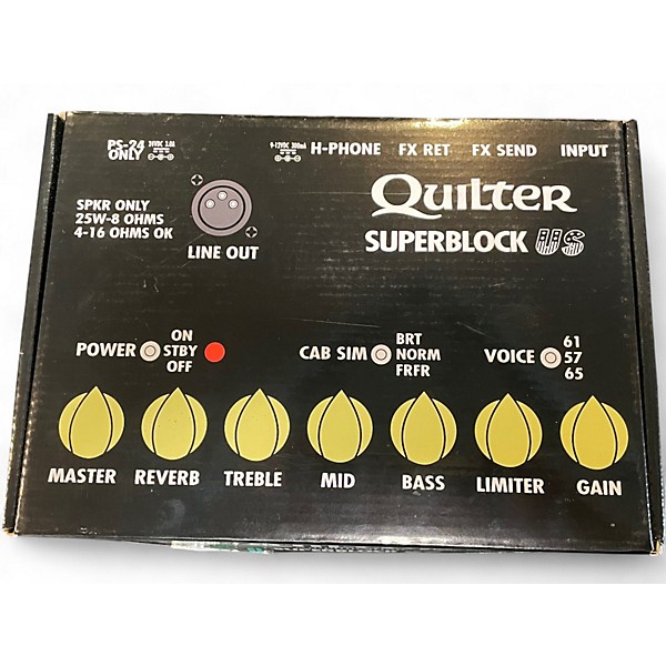 Used Quilter Labs Superblock US Solid State Guitar Amp Head