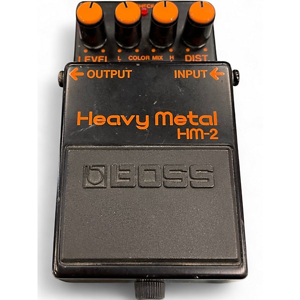 Used BOSS Heavy Metal Black Label Effect Pedal