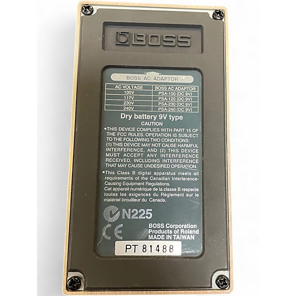 Used BOSS TU2 Chromatic Tuner Pedal