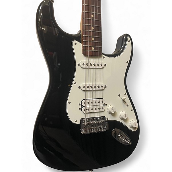 Used Fender Standard Stratocaster HSS black Solid Body Electric Guitar