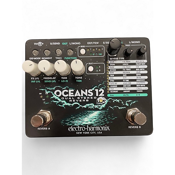Used Electro-Harmonix Oceans 12 Effect Pedal