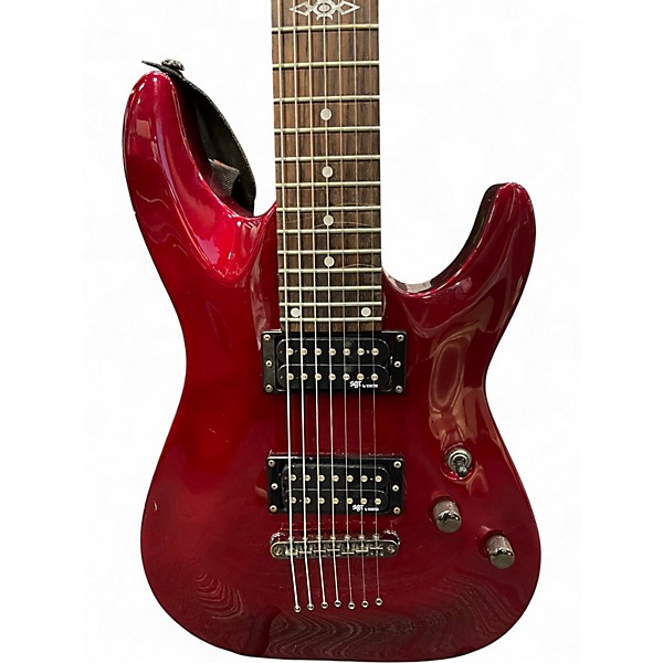 Used Schecter Guitar Research SGR C7 Red Solid Body Electric Guitar