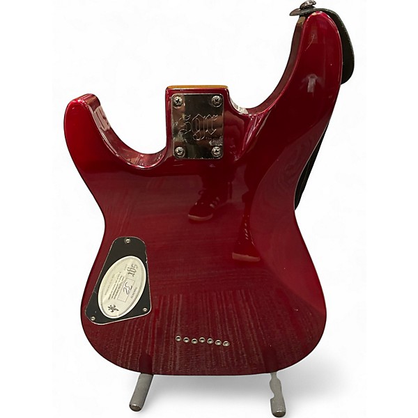 Used Schecter Guitar Research SGR C7 Red Solid Body Electric Guitar