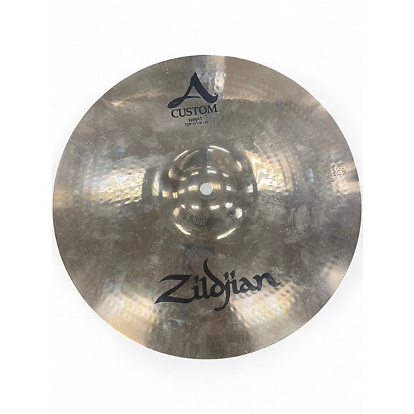 Used Zildjian 14in A Custom Hi Hat Pair Cymbal