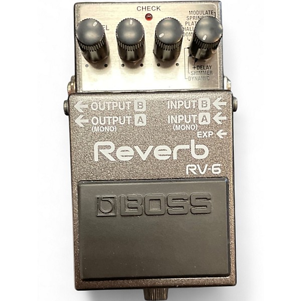 Used BOSS RV6 Digital Reverb Effect Pedal