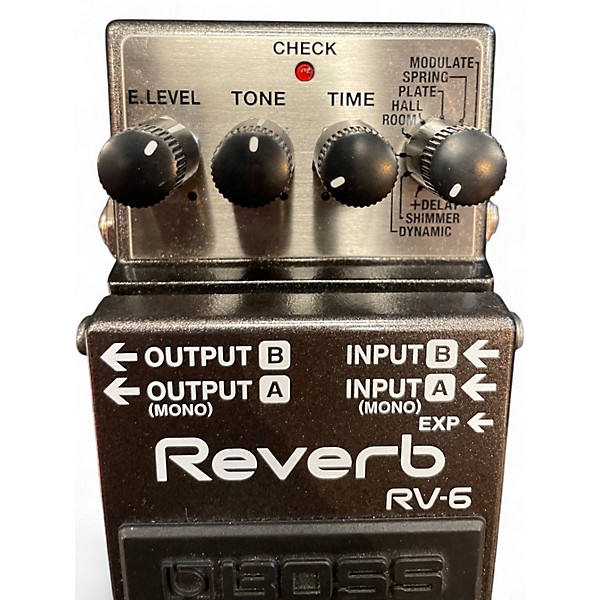 Used BOSS RV6 Digital Reverb Effect Pedal