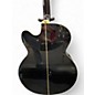 Used Epiphone EJ200SCE Black Acoustic Electric Guitar