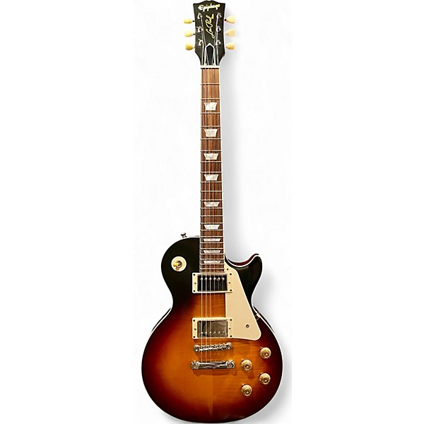 Used Epiphone Inspired by Gibson Custom 1959 Les Paul Standard Tobacco Burst Solid Body Electric Guitar