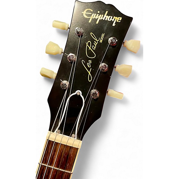Used Epiphone Inspired by Gibson Custom 1959 Les Paul Standard Tobacco Burst Solid Body Electric Guitar