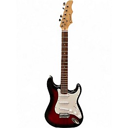 Used Cresent Guitars Strat style 2 Color Sunburst Solid Body Electric Guitar