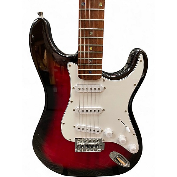 Used Cresent Guitars Strat style 2 Color Sunburst Solid Body Electric Guitar