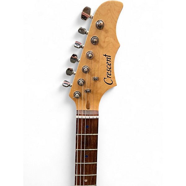 Used Cresent Guitars Strat style 2 Color Sunburst Solid Body Electric Guitar
