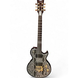 Used Schecter Guitar Research SOLO-II PRZYM PALLADIUM Custom Graphic Solid Body Electric Guitar