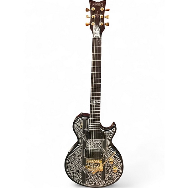 Used Schecter Guitar Research SOLO-II PRZYM PALLADIUM Custom Graphic Solid Body Electric Guitar