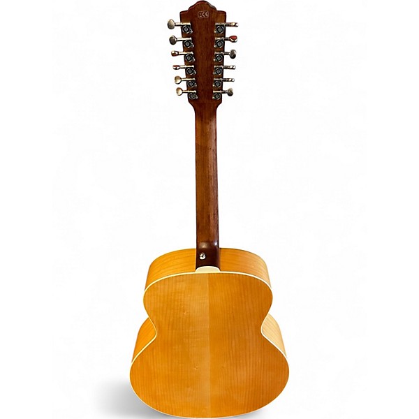 Used Guild F-2512E Natural 12 String Acoustic Electric Guitar